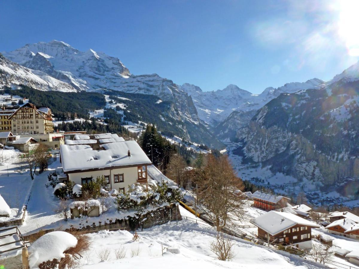 Apartment Rose Studio Y By Interhome Wengen Dış mekan fotoğraf