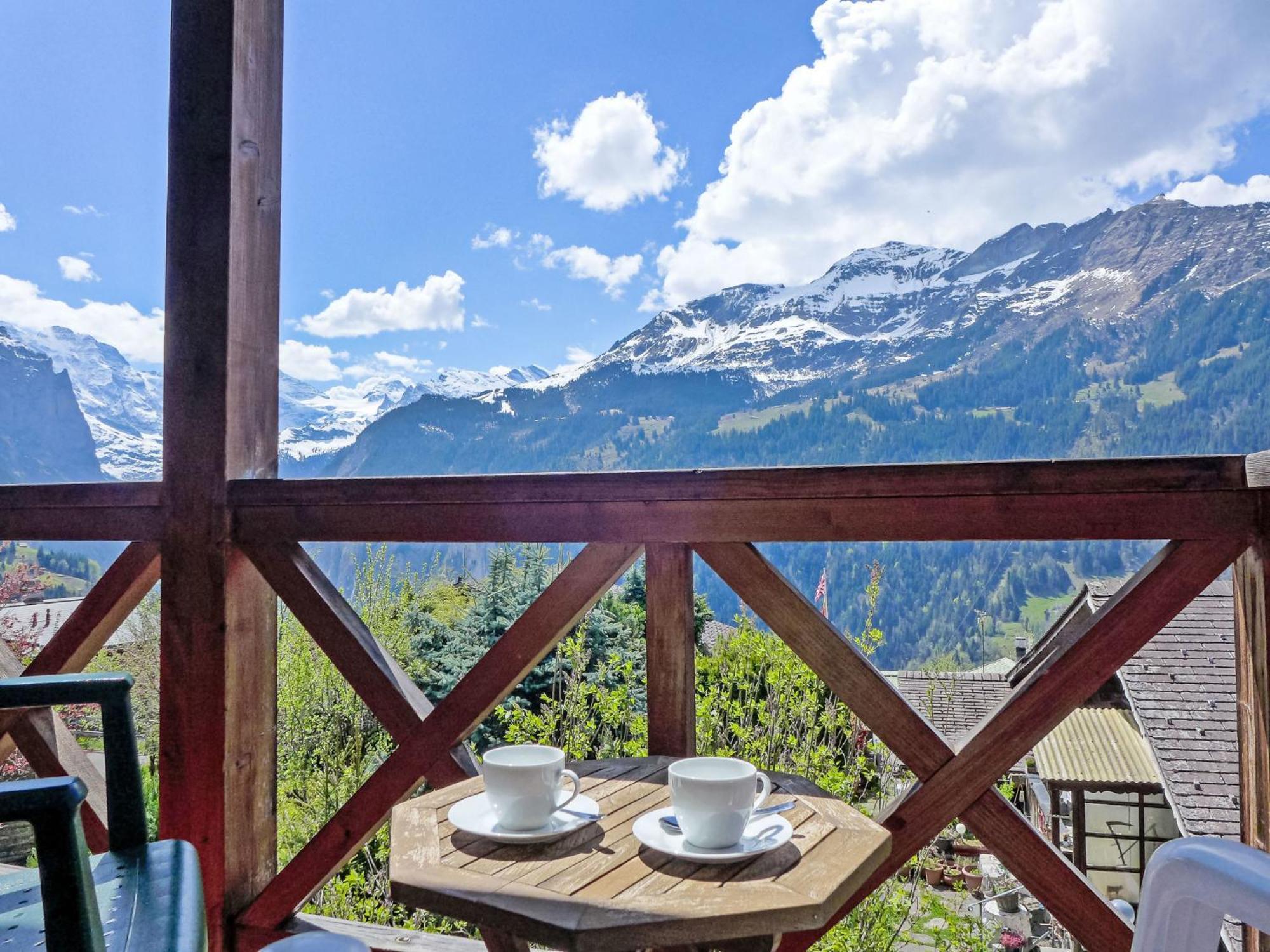 Apartment Rose Studio Y By Interhome Wengen Dış mekan fotoğraf